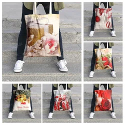 Travel pouch tote bags for women organizer Shopper bag canvas Cosmetic bag for makeup Storage Shopper bag