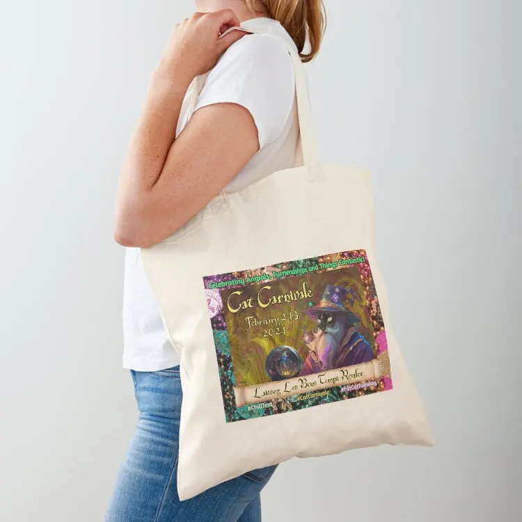 

Cat Carnivale 2024 Tote Bag free delivery bags custom fabric bag reusable shopping bag supermarket folding