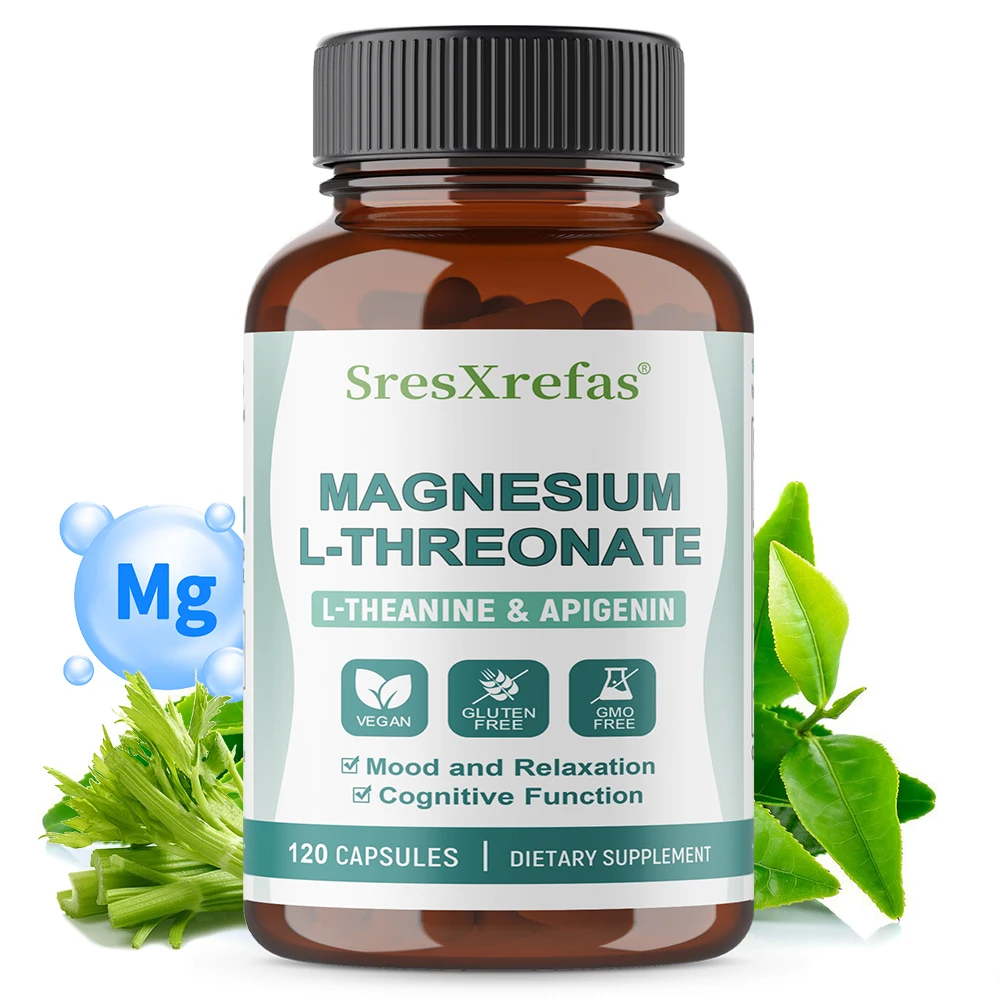 

Magnesium L-Threonate Capsules, Brain Focus & Memory Support, High Absorption, Promotes Sleep, Nerve & Cognitive Health