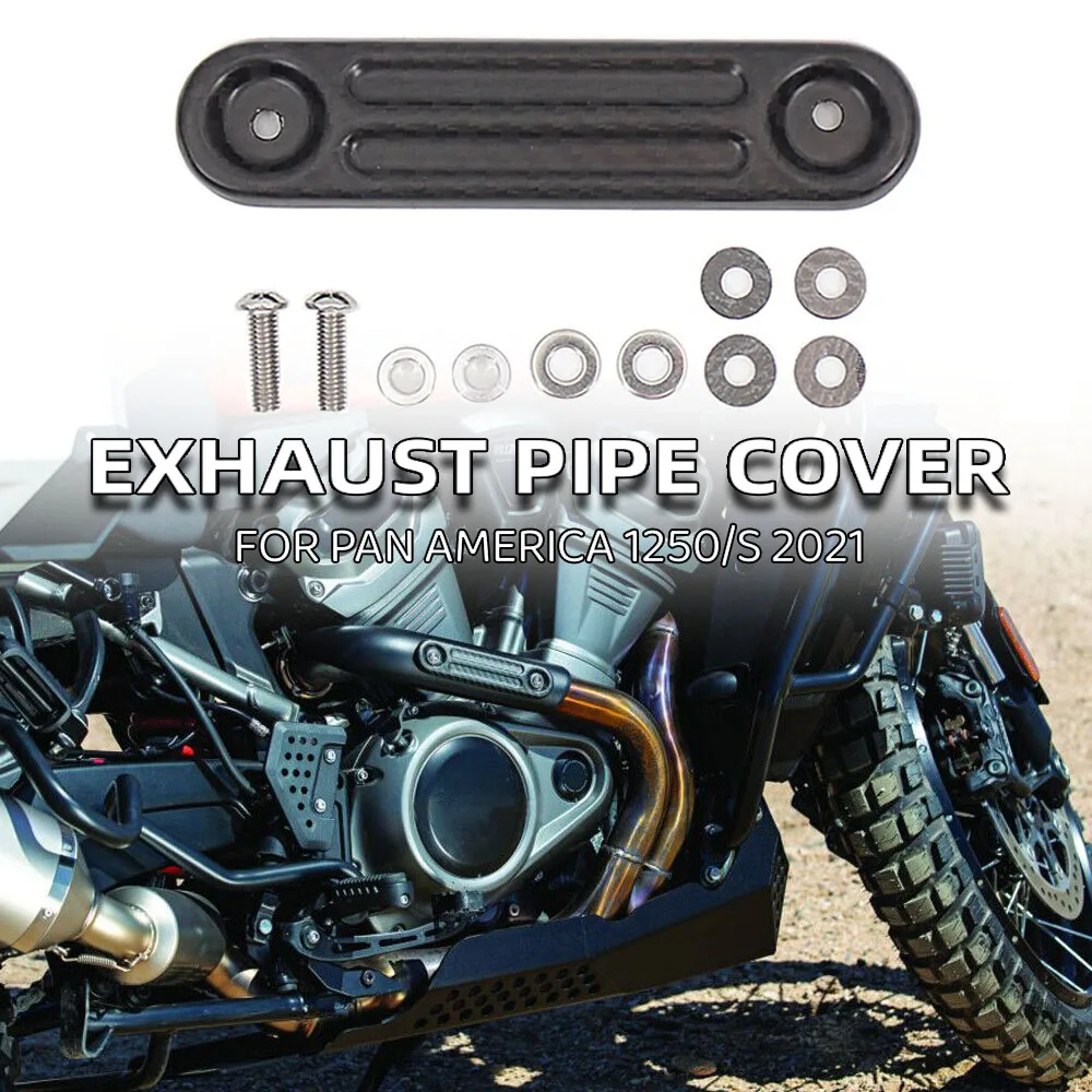 

For PAN AMERICA 1250 S PA1250 S Pan America 1250 2021 Motorcycle Carbon Screamin Eagle Fiber Exhaust Shield Insert Cover Protect