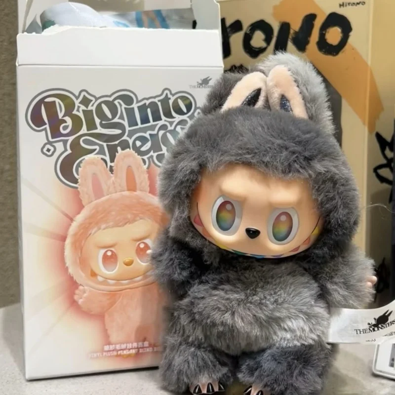 

New Hot Reissue Labubu V3 Blind Box Big Into Energy The Monsters Pendant Action Figure Genuine Version Labubu Anime Figurine