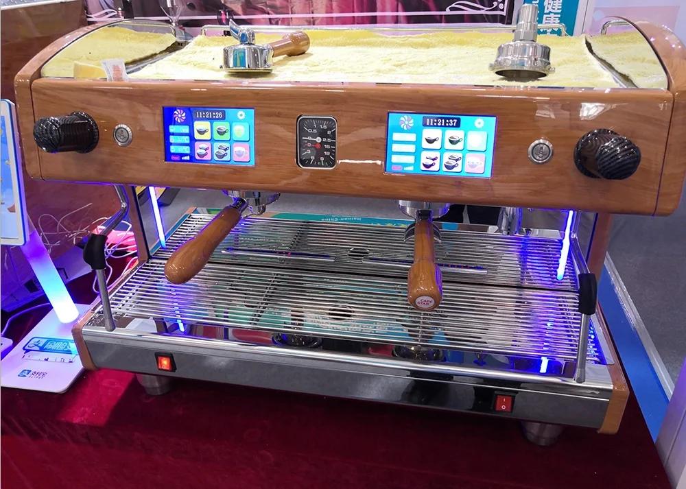 Touch Screen High Quality Semi-Automatic Restaurant Commercial Coffee Making Machine