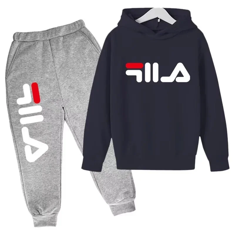 3-13 Years Old 2-piece Girl Sui 2025 Spring and AutumnOutdoor Jogging Suit  Children's Boys and Girls Casual Sports Top + Pants
