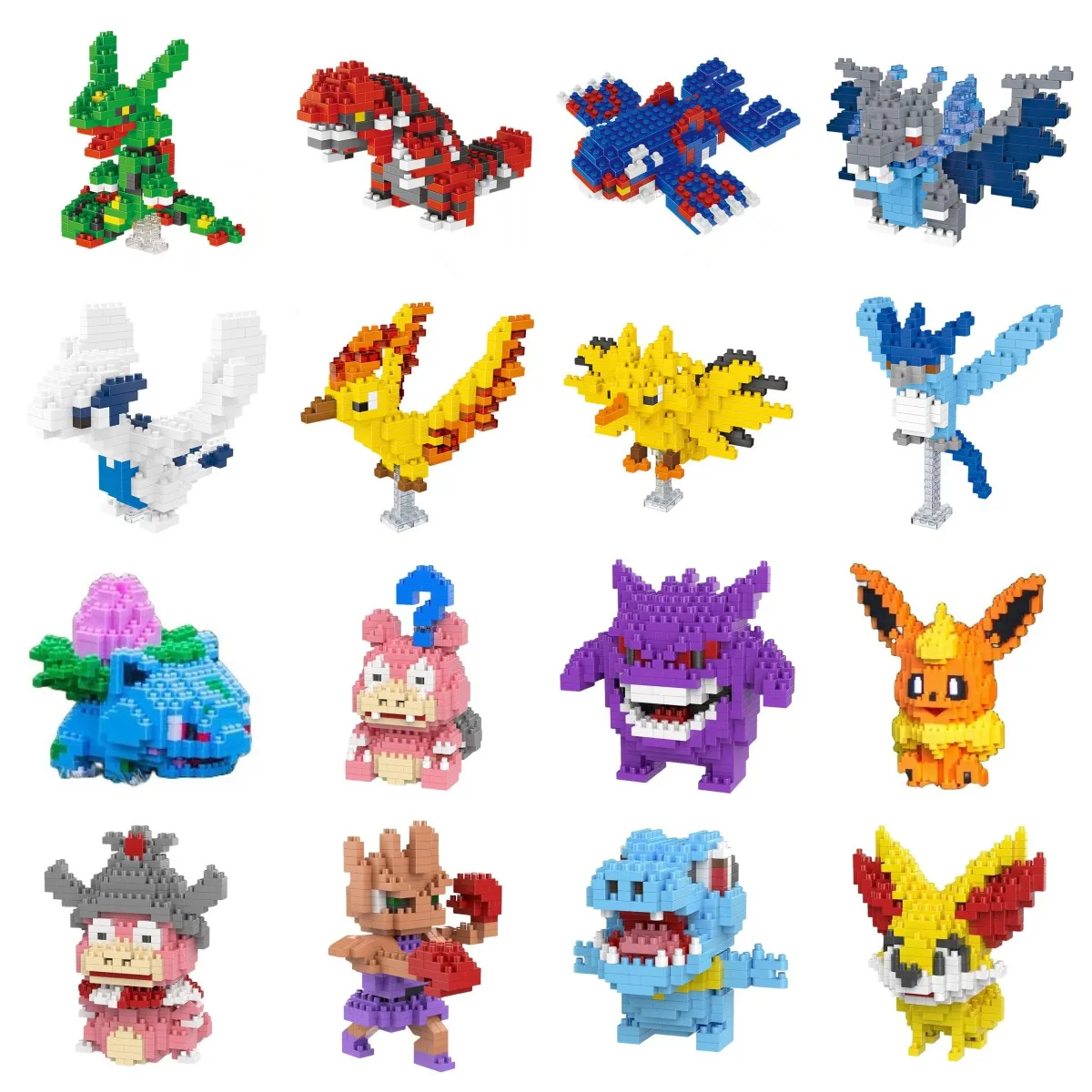 

Pokemon 105 Style Pokemon Blocks Building Blocks Kawaii Cartoon Picachu Animal Mini Model Education Game Graphics Pokemon Toys