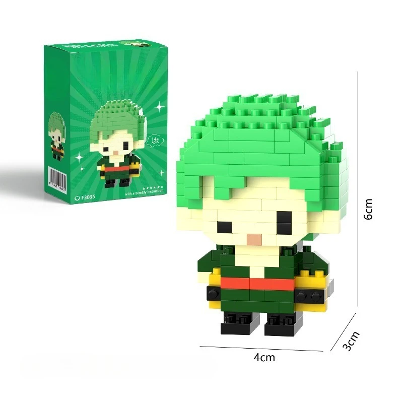 قطعة واحدة لوفي الشكل الجمعية اللعب أنيمي زورو نامي المروحية نموذج شخصية اللعب الكرتون سطح المكتب الحلي تمثال الديكور #3