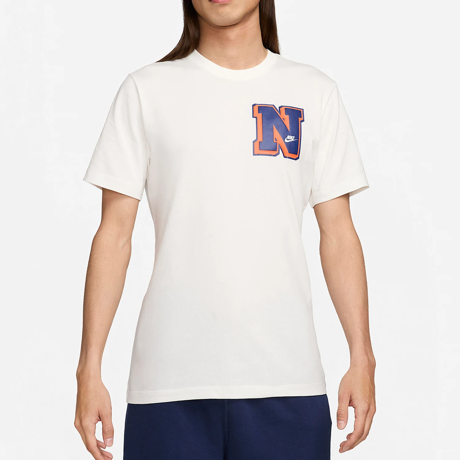 

Оригинальная новая мужская свободная спортивная футболка Nike с круглым вырезом и коротким рукавом FV3773-133