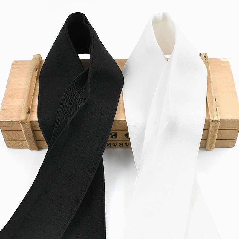 

25/30/40/50mm Double-sided Velvet Elastic Band for Sewing Belt Bias Tape 2-10Yards Garment Elastics Ribbons Strap Rubber Bands