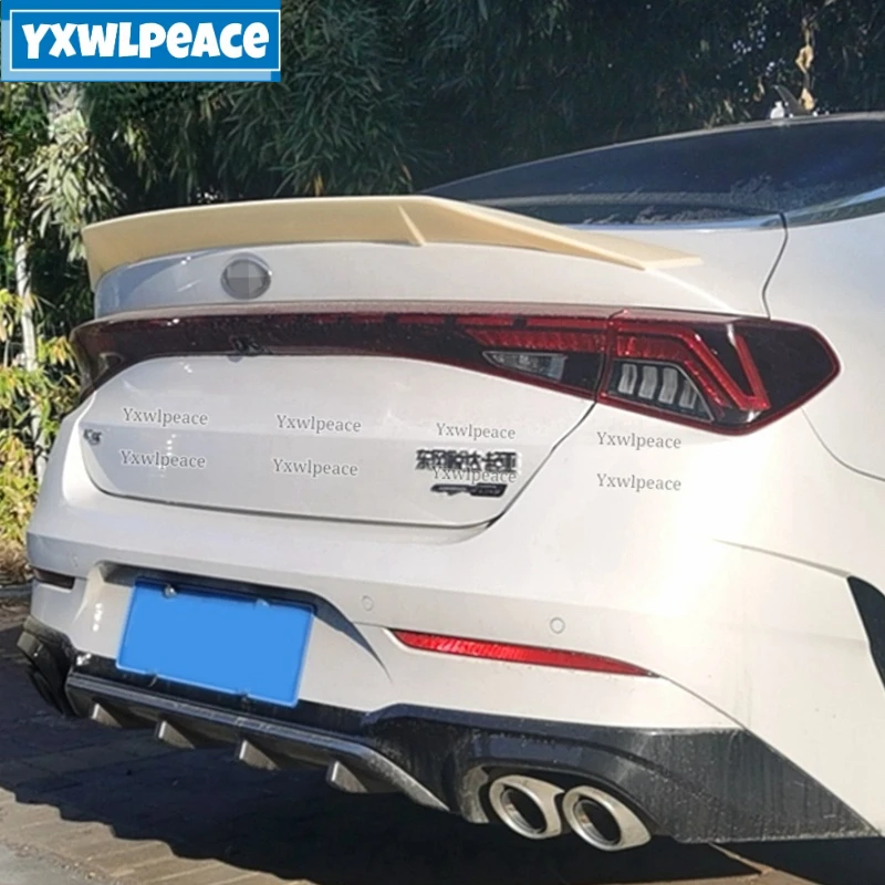 

For Kia Optima K5 GT 2020-2022 K5 DL3 Spoiler High Quality ABS Material Primer Color Rear Trunk Lip Spoiler Car Styling