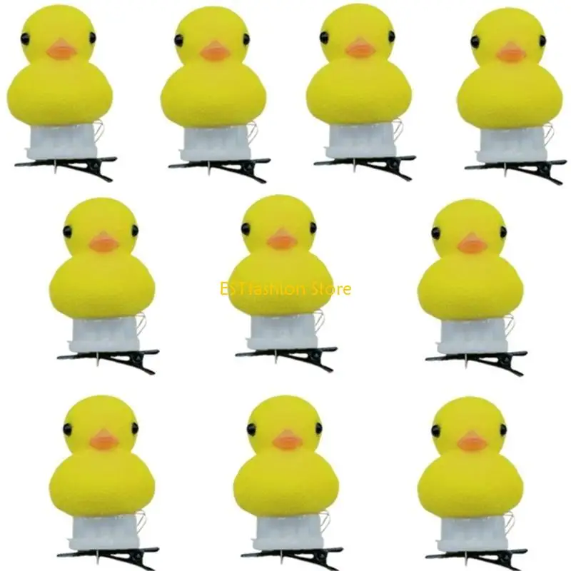 

Y5GC 1pc/5PCS/10PCS/20PCS Duck Hair Barrettes Girl Makeup Carnivals Hairpin