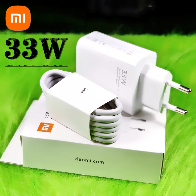 Xiaomi 33w turbo charger original EU Fast Turbo charger For xiaomi redmi note 9 pro NOTE 10 POCO X3 K40 MI 10 9 9T Pro