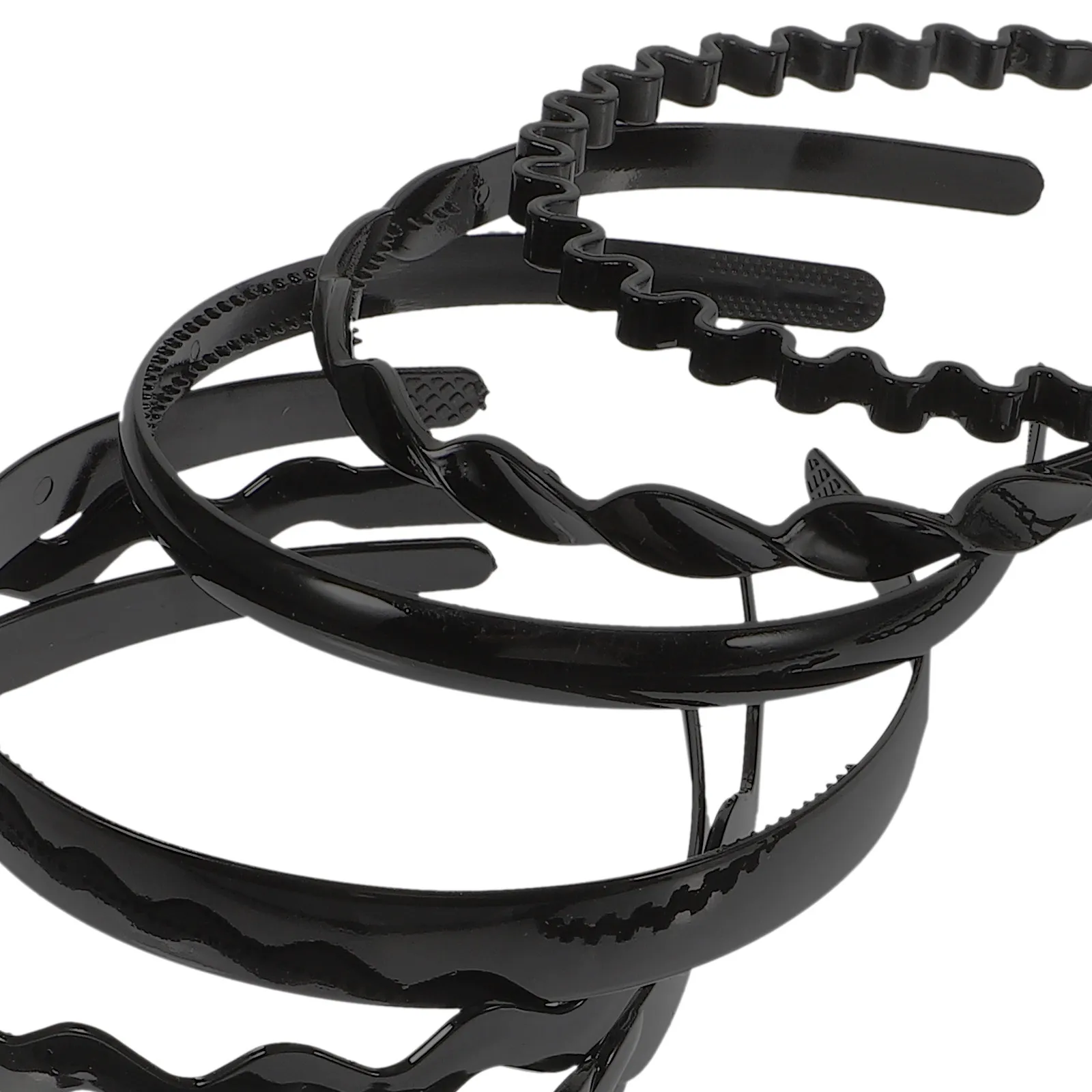 8Pcs Women Non-Slip Headbands Plastic Teeth Hair Bands Anti-Skid Hair Headbands Workout Face Washing Hairbands
