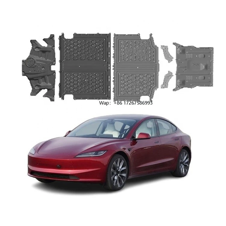 

Auto Parts for Model 3 Magnesium Aluminum Alloy Skid Plates Vehicle Engine Crankcase and Chassis Guard Protection Plate