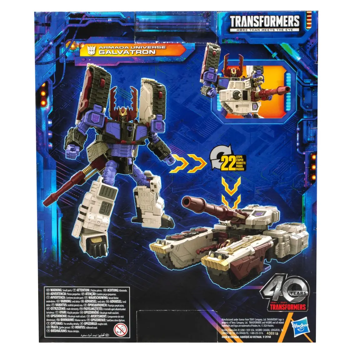 Hasbro Transformers Legacy: Evolution Armada Universe Galvatron figuras de acción Anime regalo de cumpleaños, en stock