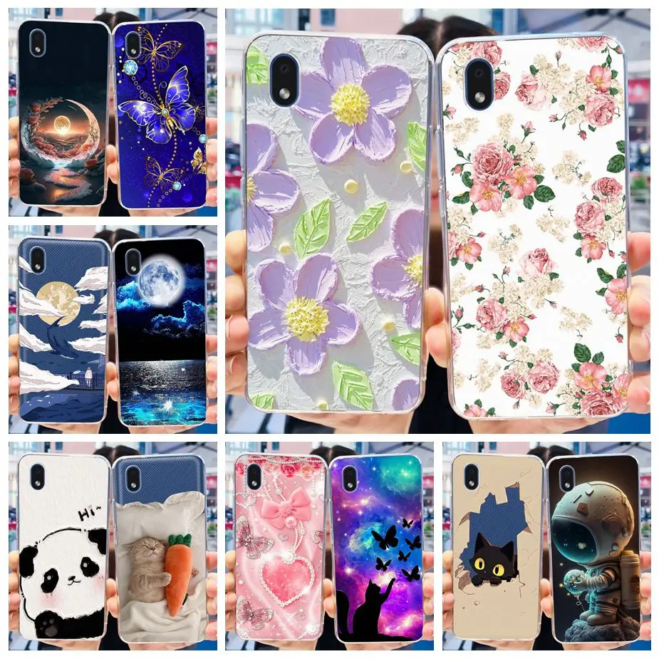 For Samsung Galaxy A01 Core Case SM-A013F New Fashion Painted Phone Cover For Samsung A01 Core Galaxy M01 Core M013F Soft Fundas