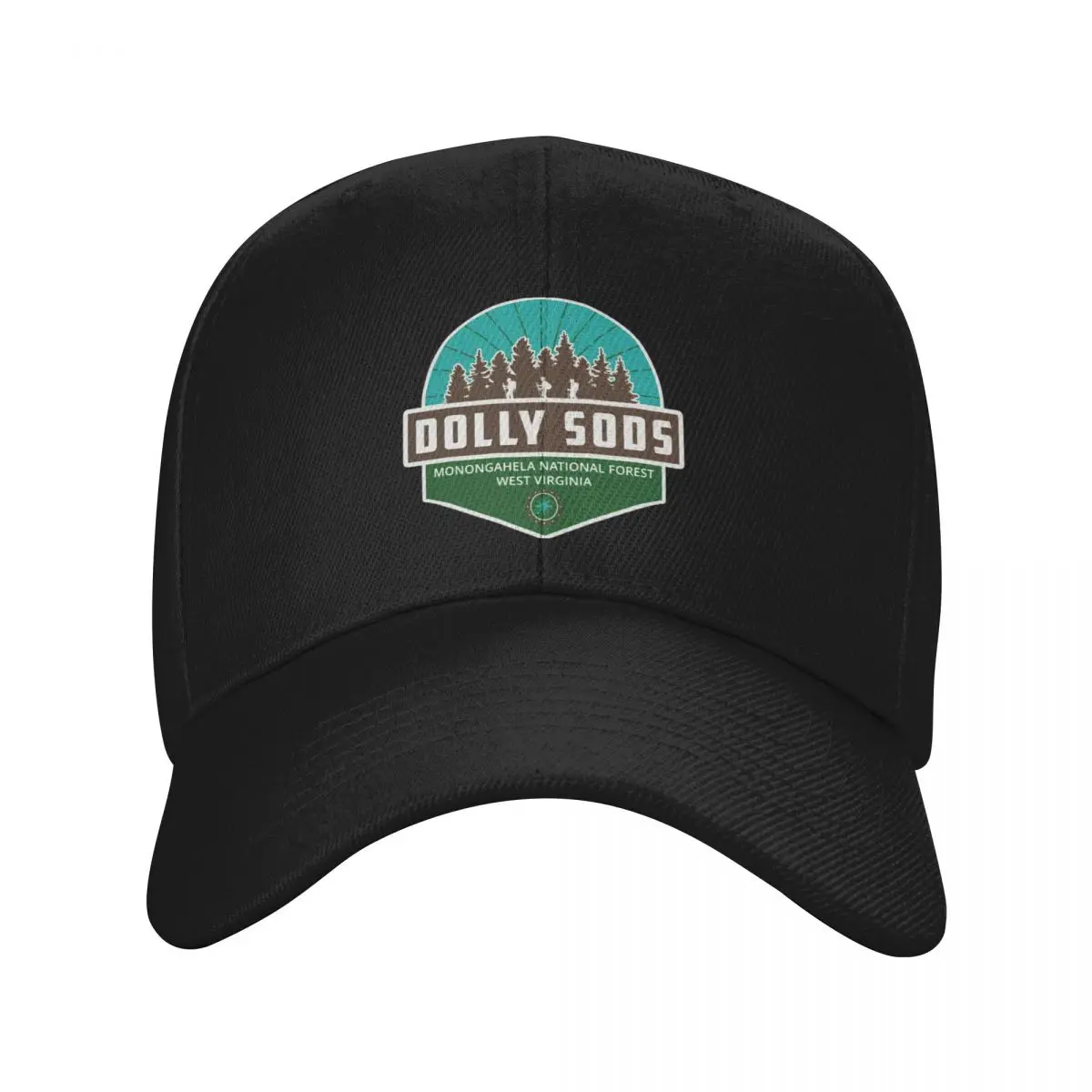 Dolly Sods Monongahela Forest Badge Baseball Cap Luxury Man Hat Rugby Beach Outing Hats For Women Men's