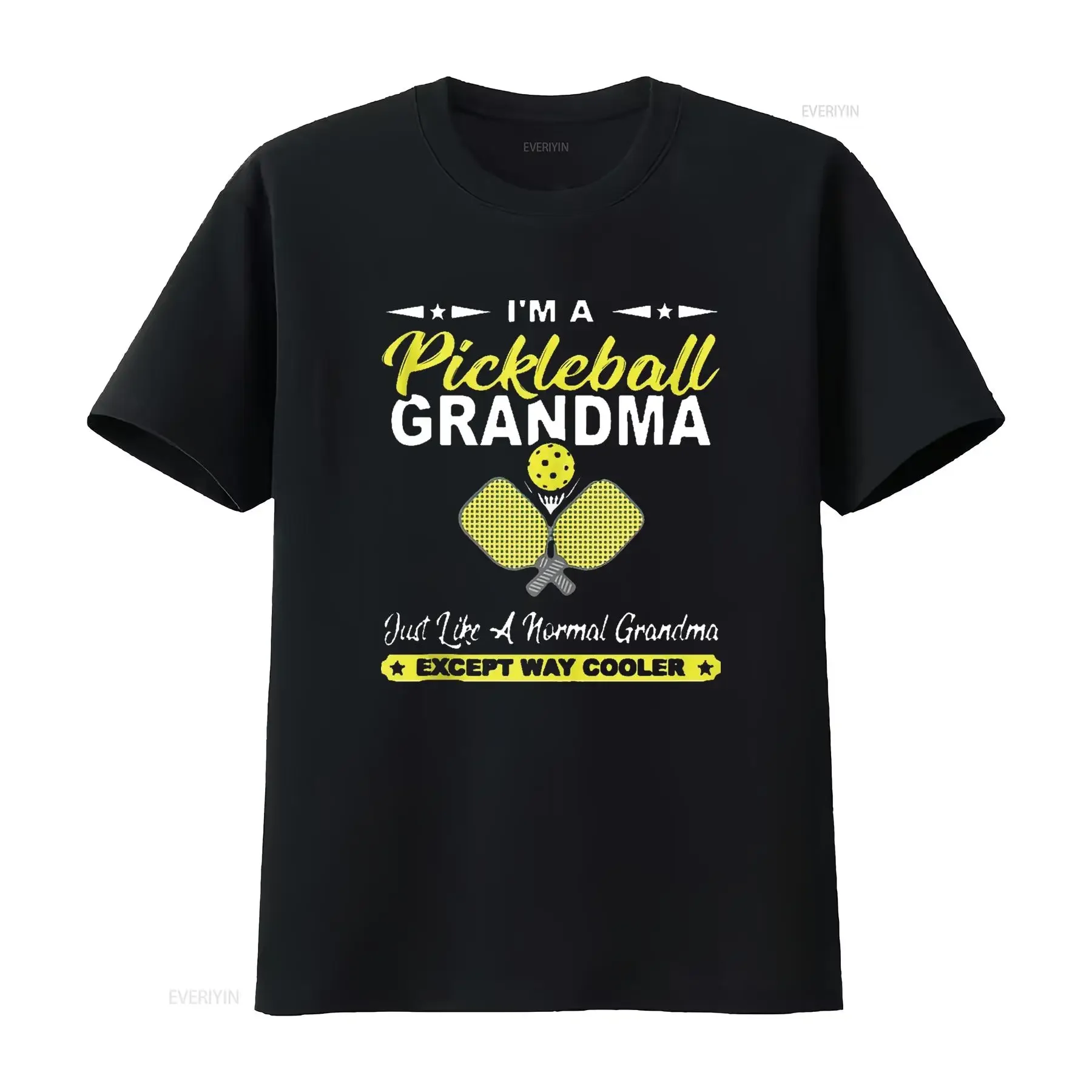 

Женская забавная футболка Pickleball Grandma Player, черная X, большая винтажная стираная слегка дизайнерская одежда, топ для повседневной носки