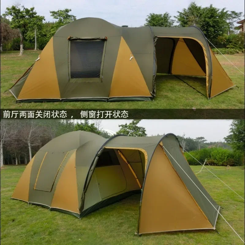 

Super Large Outdoor Double-layer Sun Protection Shelters Rain Protection Keep Warm Sun Shelter Outdoor Camping Travel Tents
