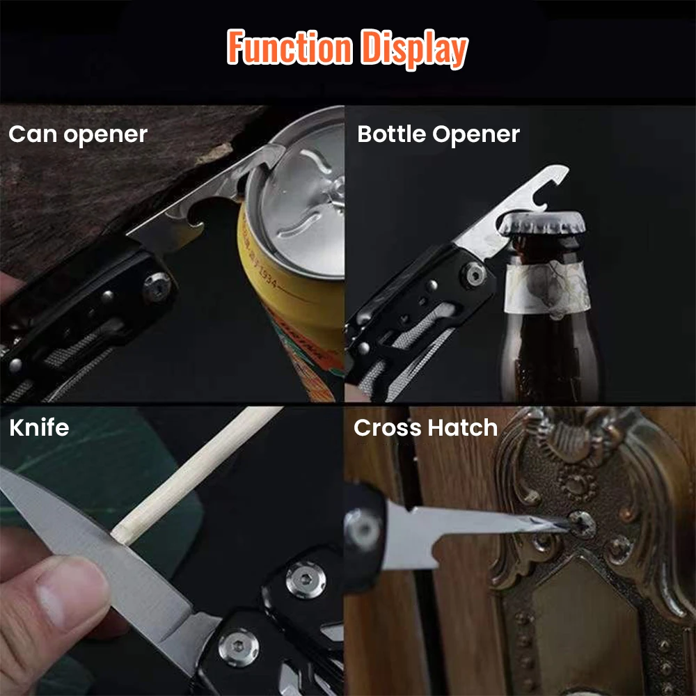 Multi-function Folding Pliers Multi-purpose Knife Outdoor Combination Tool Pliers Portable Field Survival Equipment Tool