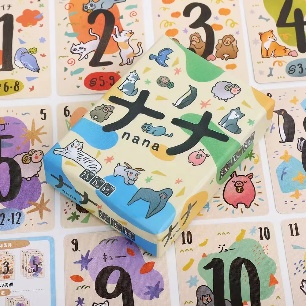 Upgrades Nana 777 ナナ Trio Board Game 3-6 Players Family/Party Funny Table Game Friends Entertainment Strategy Game