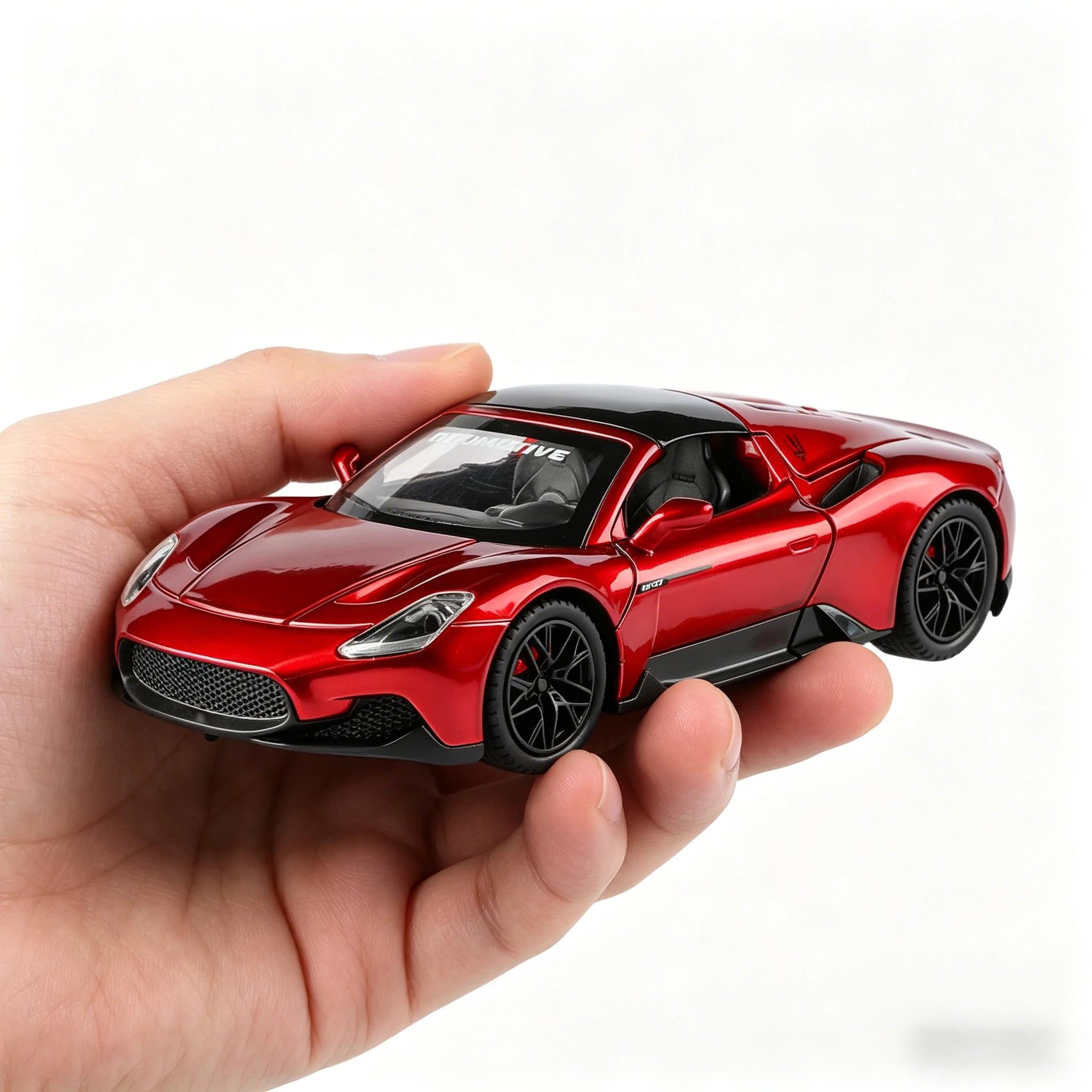 

1:24 MC20 Alloy Sports Car Model Diecast Metal Track Racing Car Vehicles Model Sound and Light Children Toy Gift