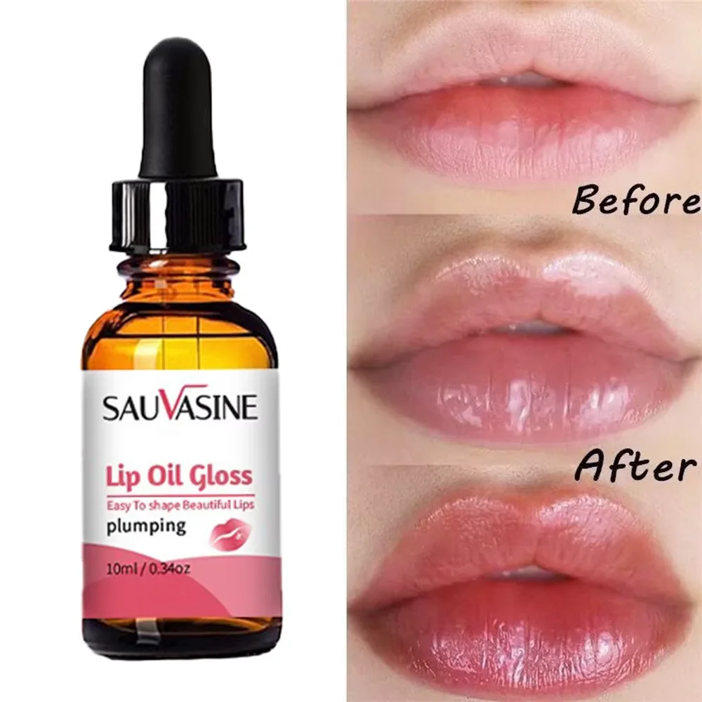 Instant Lip Plumper Serum Lip Plumping Oil Long Lasting Moisturizing Essence Removal Dead Skin Reduce Fine Lines Gloss Lip Care