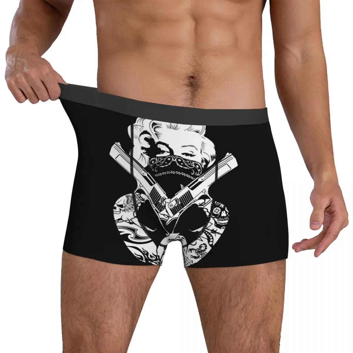 

Marilyn Monroe Men's Boxer Briefs Shorts Men Underpants Funny Men's Panties Soft Underwear For Men