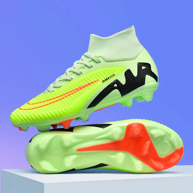 

New Men Football Boots Ultralight Hot Sale Professional Soccer Shoes Cleats Women Unisex Futsal High-quality TF/FG Sneakers34-45