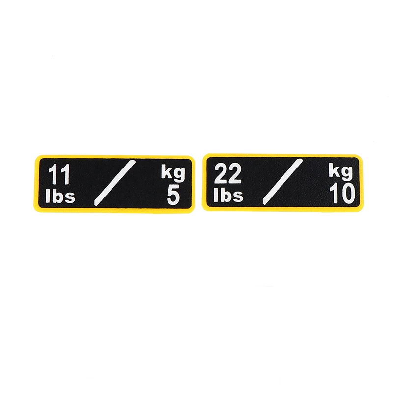 1sheet Weight Sticker Labels for Gym Equipment Accessories Power Equipment Label