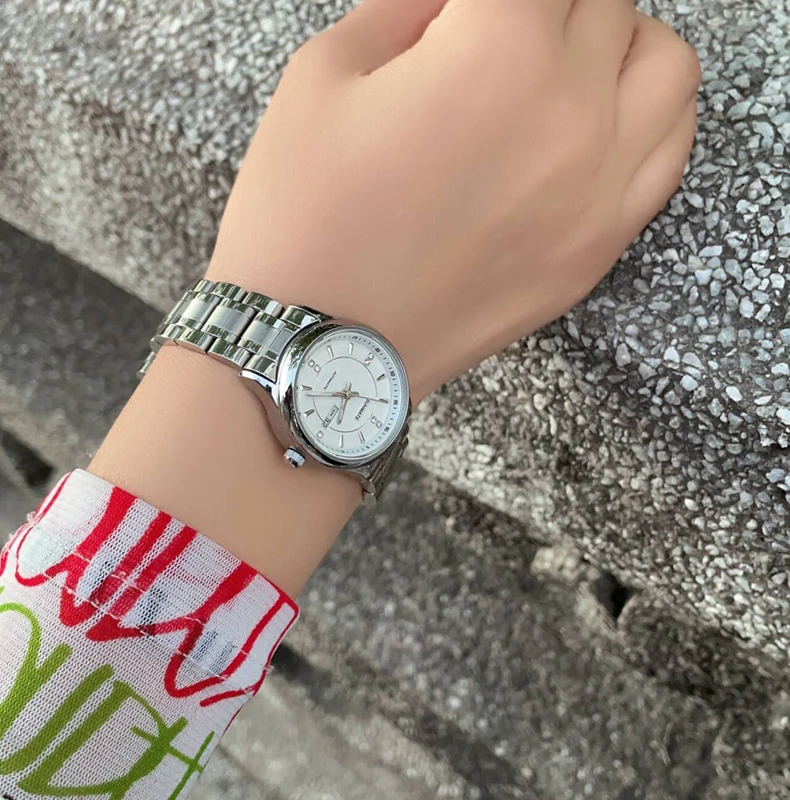 SUNMATE Women's Automatic Mechanical Watch Women's Stainless Steel Bracelet Watch Fashion Simple Waterproof Women