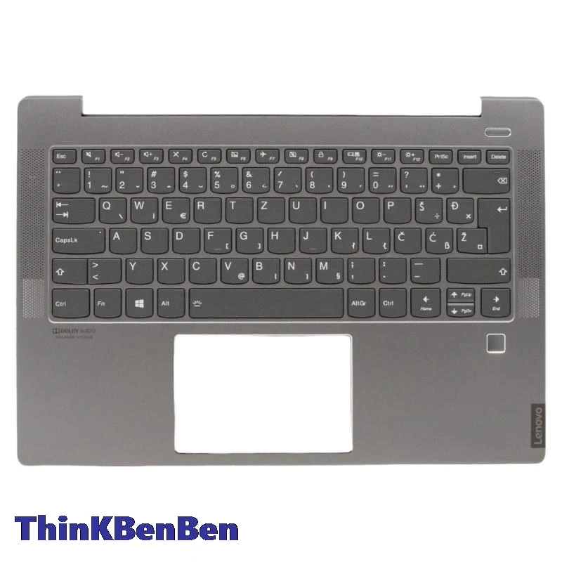 

SI Slovenian Grey Keyboard Upper Case Palmrest Shell Cover For Lenovo Ideapad S540 14 14IWL 14IML 14API 5CB0S17240