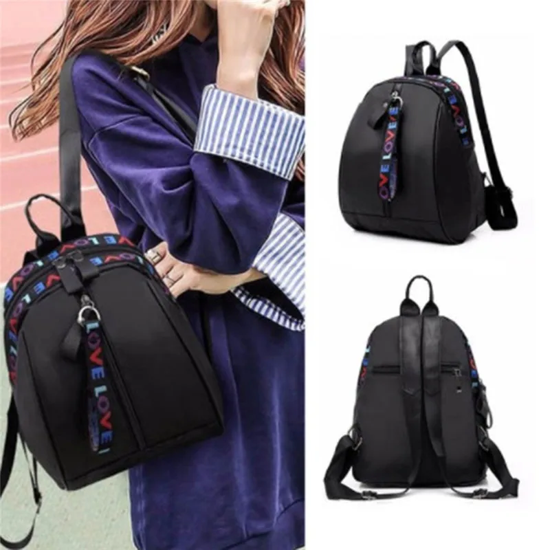 2024 Korean Style Women Mini Backpack Oxford Shoulder Bag For Teenage Girls Multi-Function Small Bagpack Female Phone Pouch