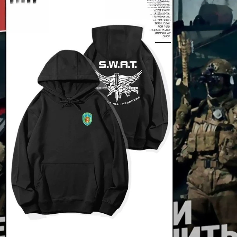 

Russia Α Coefficient Special Forces свитер с капюшоном в стиле милитари, осенне-зимняя мужская и женская повседневная свободная толстовка с капюшоном