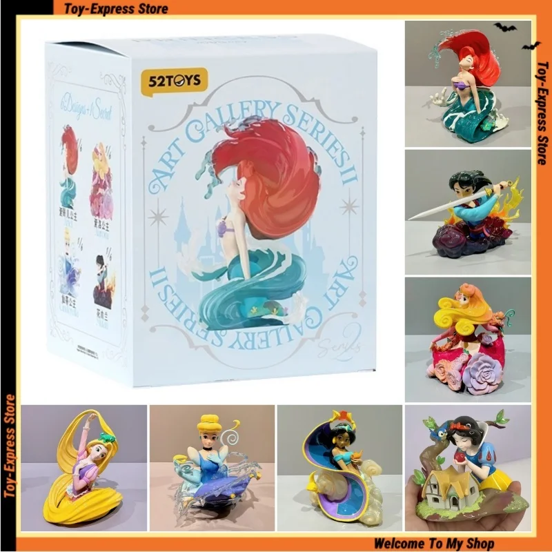 

52TOYS слепая коробка принцессы Диснея аниме игрушки слепая коробка Mystery Box Ариэль Аврора модель принцессы детские игрушки для девочки подарок на день рождения