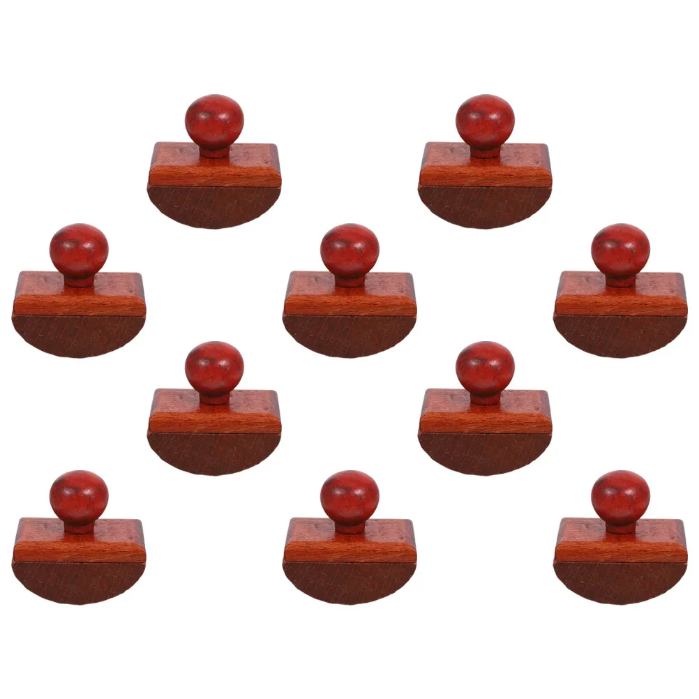 

10Pcs Wood Ink Blotter Rocker for Fountain Pen Calligraphy Quick Absorption Smudge- Accessory Ink Absorber Blotting Pad