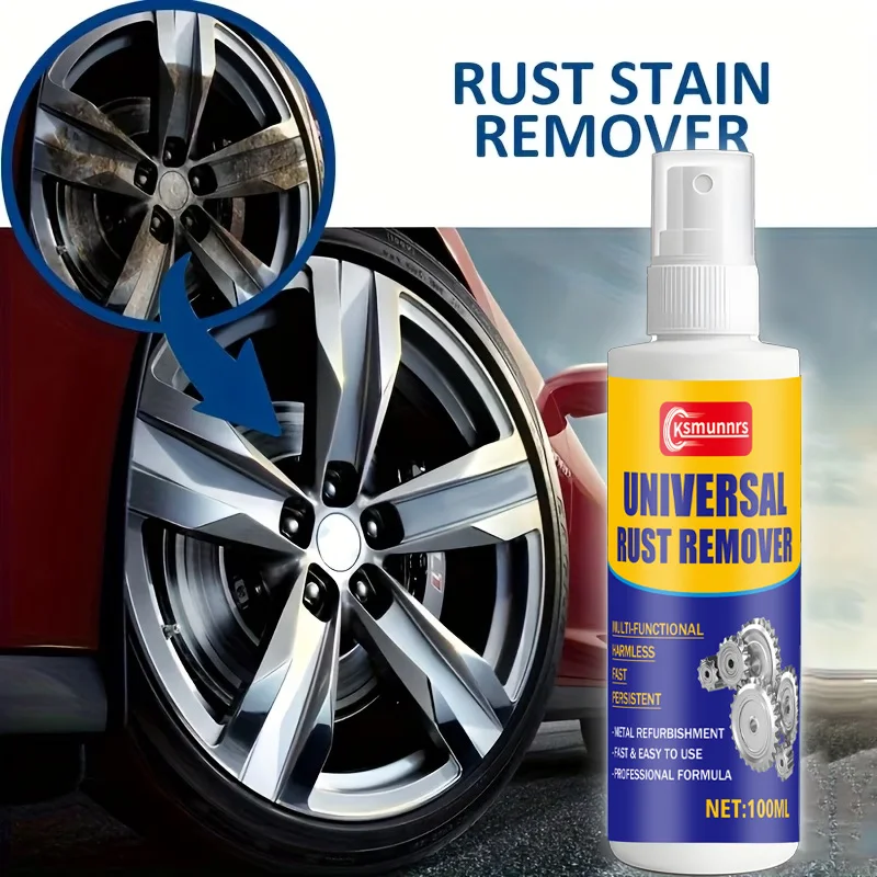 Powerful Metal Rust Remover - Heavy-Duty Lubricant & Screw Loosener for Car Bike Household