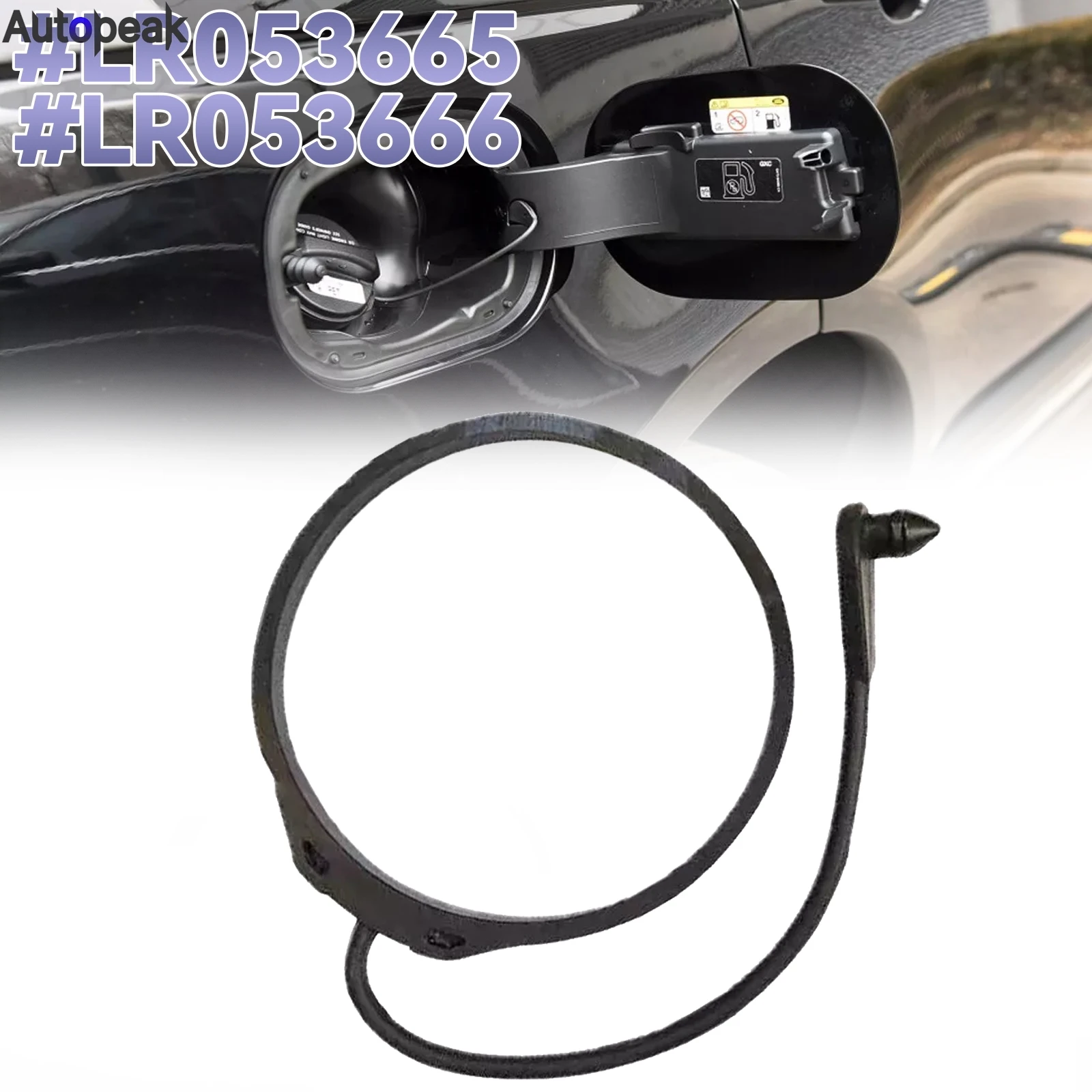 Car Fuel Tank Cap Cover Rope Cable Strap Fit for Land Rover Discovery 3 4 Range Rover Sport Evoque Jaguar XF LR053665 LR053666