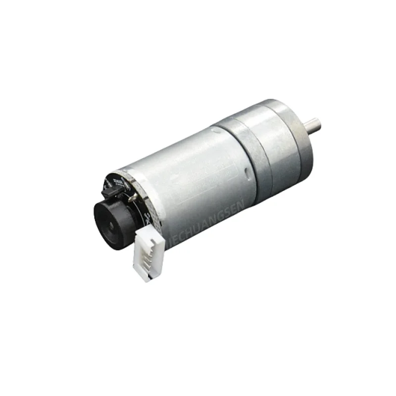 DC Reducer Gear Motor With 224.4PPR Encoder 6V 300rpm 3.6kg.cm 20:1 Gear Motor