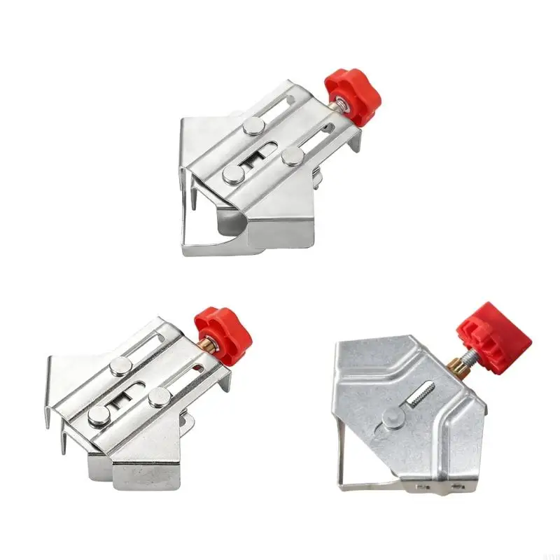 Metal Steel Right Angles Clamp Open/Close Adjustable Fixing Clamp Replacement Auxiliary Corner Clamp Locator M4YD