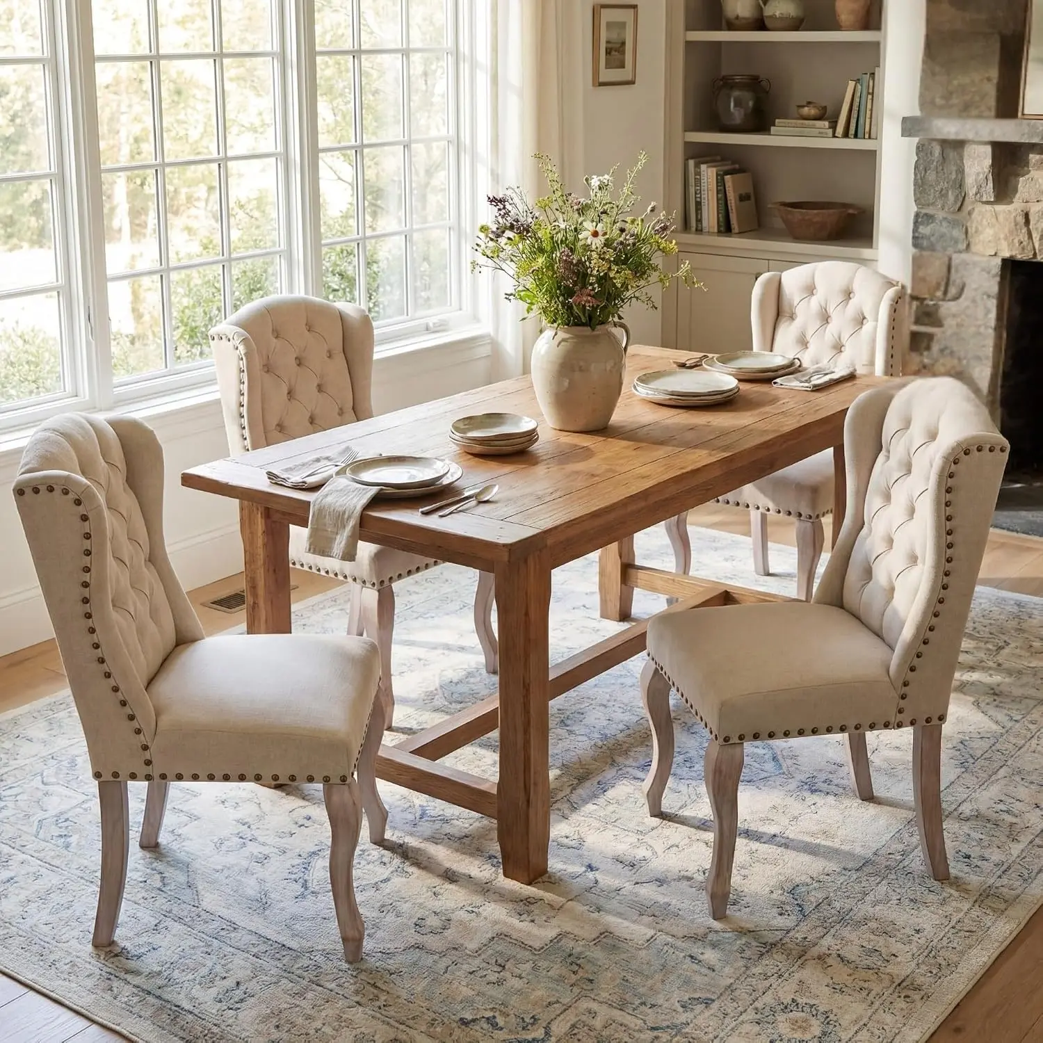 #37 Low Price Upholstered Dining Chairs Deals