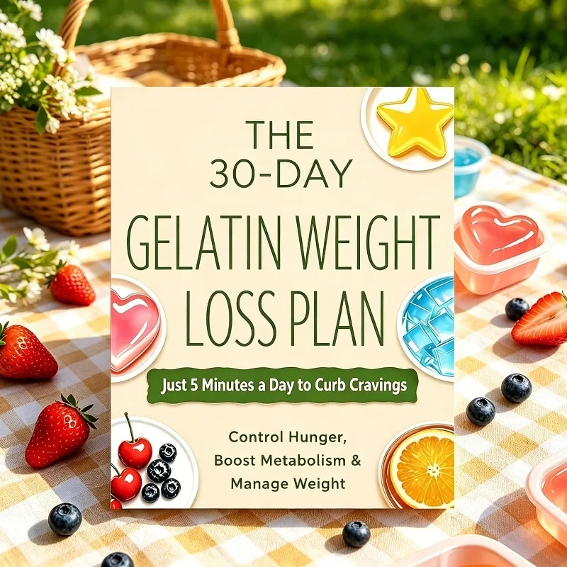 Women's Gelatin Diet Weight Loss Wellness Guide Book for Adult Women 30 Day Healthy Lifestyle Plan view 3