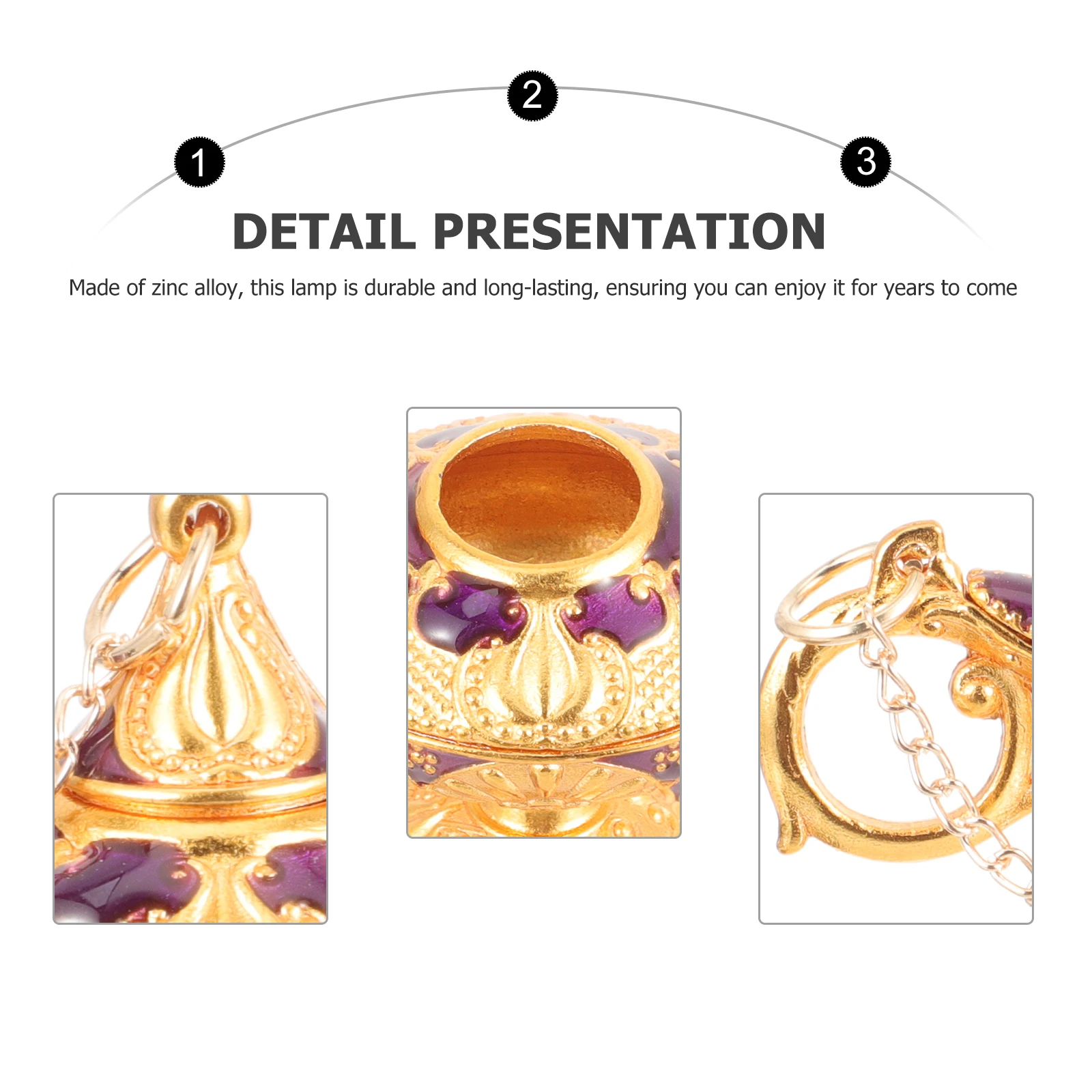 

Vintage Decor Zinc Alloy Ornate Floral Desktop Home Office Adornment Classic Decoration Portable For