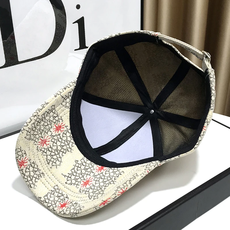 Plaid Hat Men\'s Baseball Cap Female Autumn and Winter Face Small Retro Street Couple Sun Protection Hard Top Net Red Duck Caps