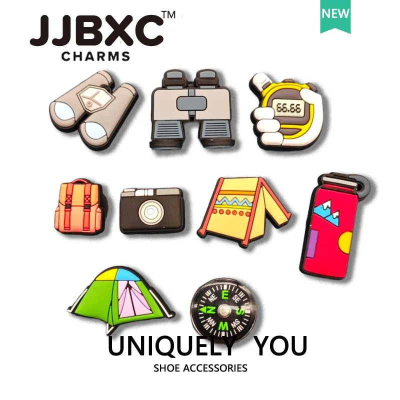 JJBXC CHARM Shoe Accessories DIY Fun Cartoon  Jewelry Shoe Flower DIY Fashion Shoe decorations Suitable for cross Shoes