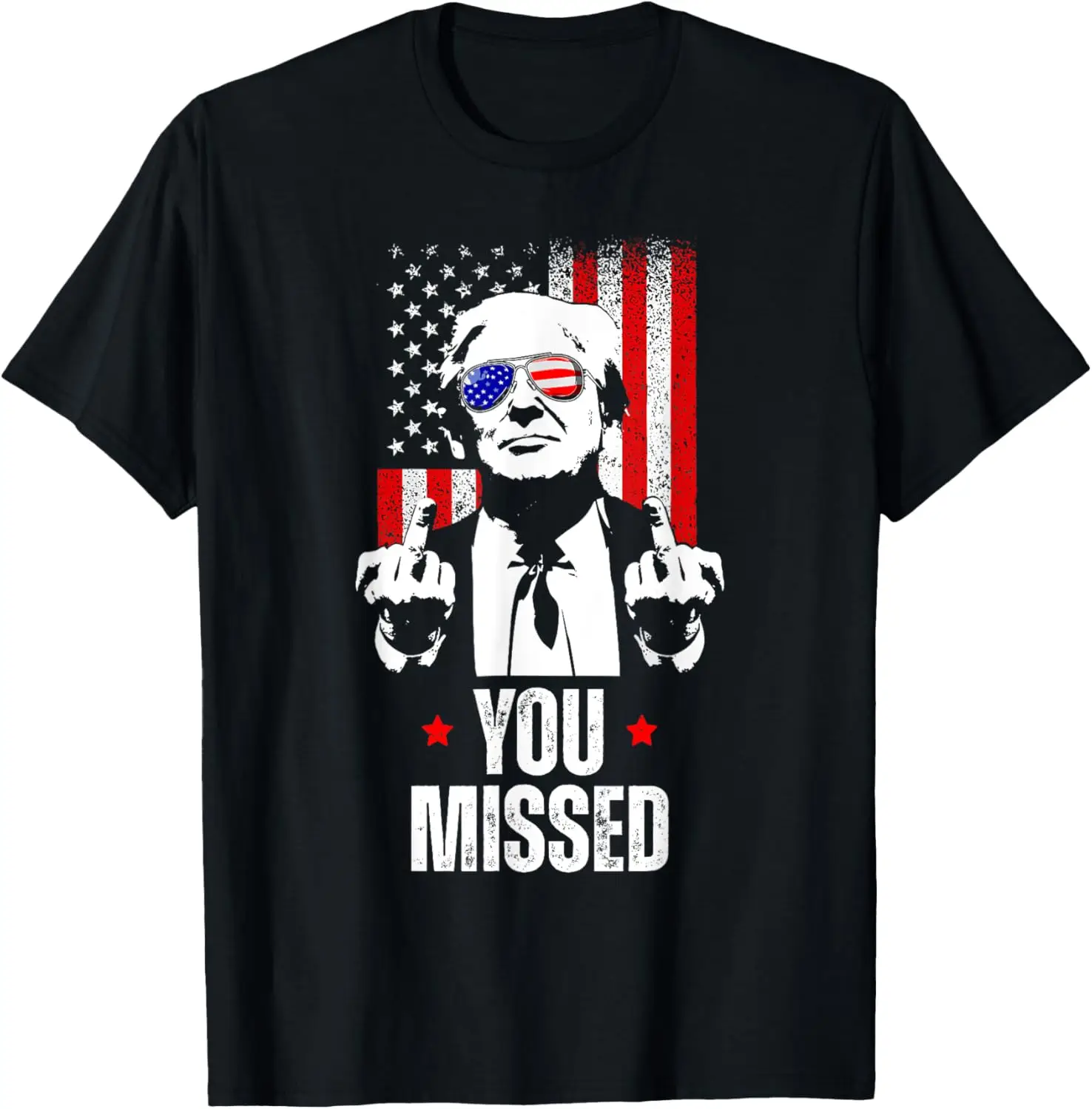 

Trump You Missed Trump 2024 Funny Donald Trump T-Shirt