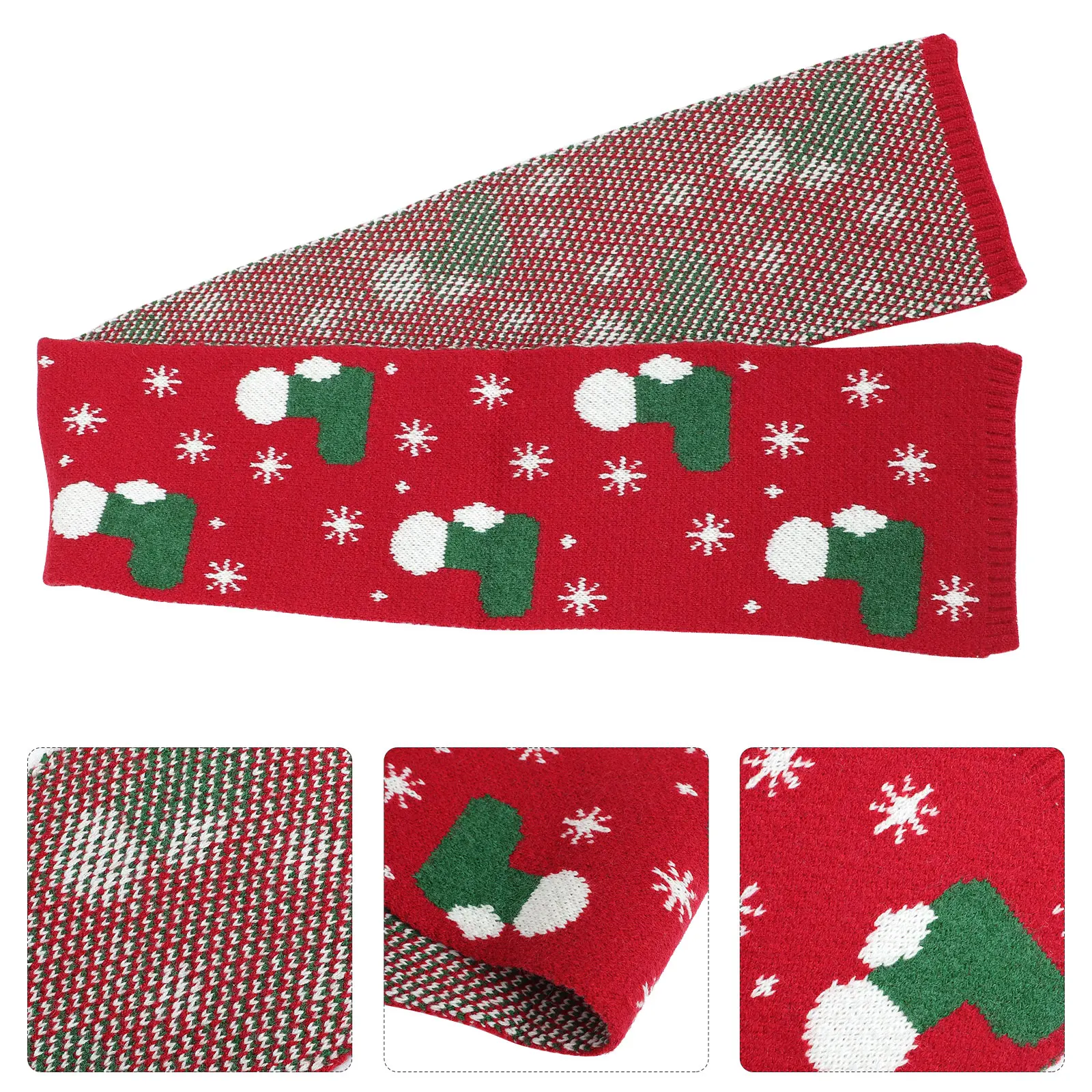 

Children Wool Kids Knit Accessories Warm Winter Holiday Universal Christmas Winter Scarf Theme Gift Baby Clothes