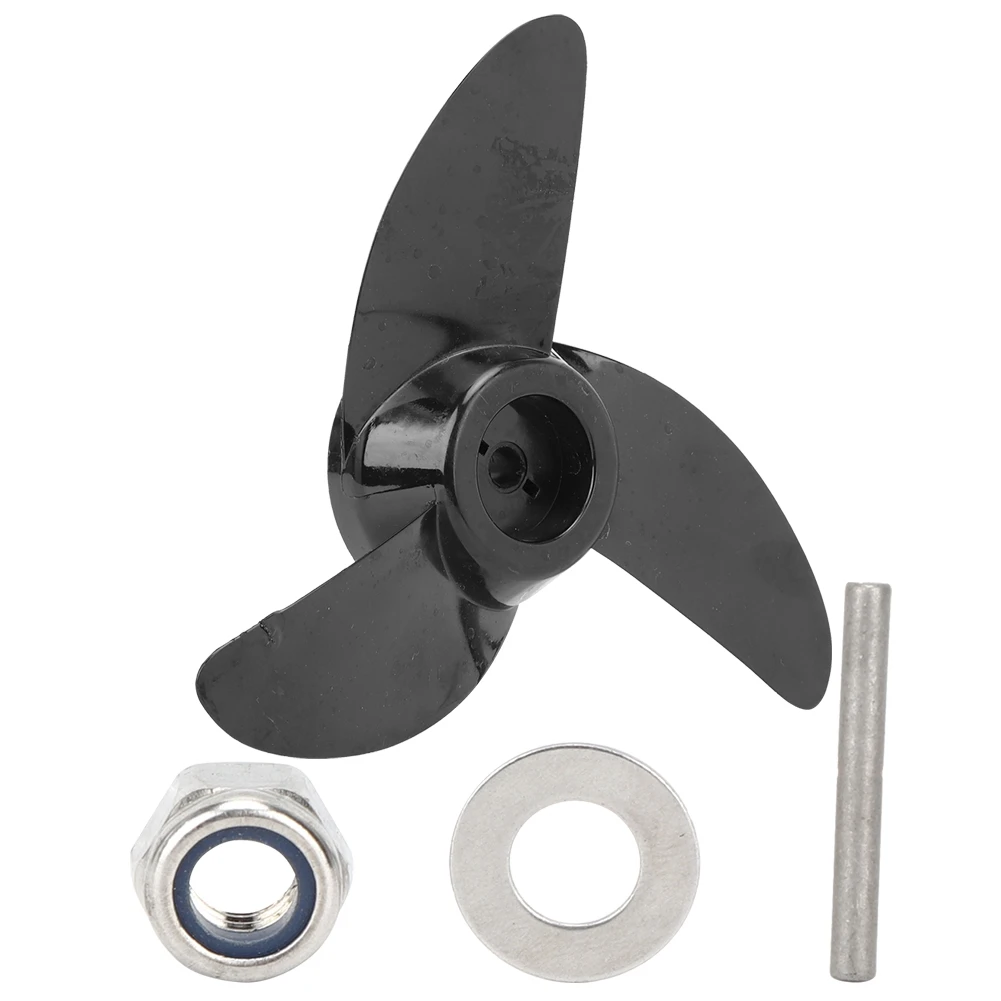 Brushless High Housepower 24V48V Electric Thruster Plastic Propeller Accessory Plastic Propeller Three-Blade Propeller Propeller