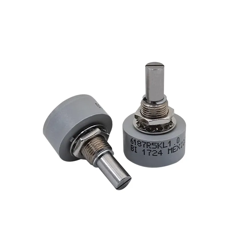 1pcs，Precision conductive plastic potentiometer，BI 6187 R1K R2K R5K R10K R20K，L1.0，360-degree infinite rotation in a single lap