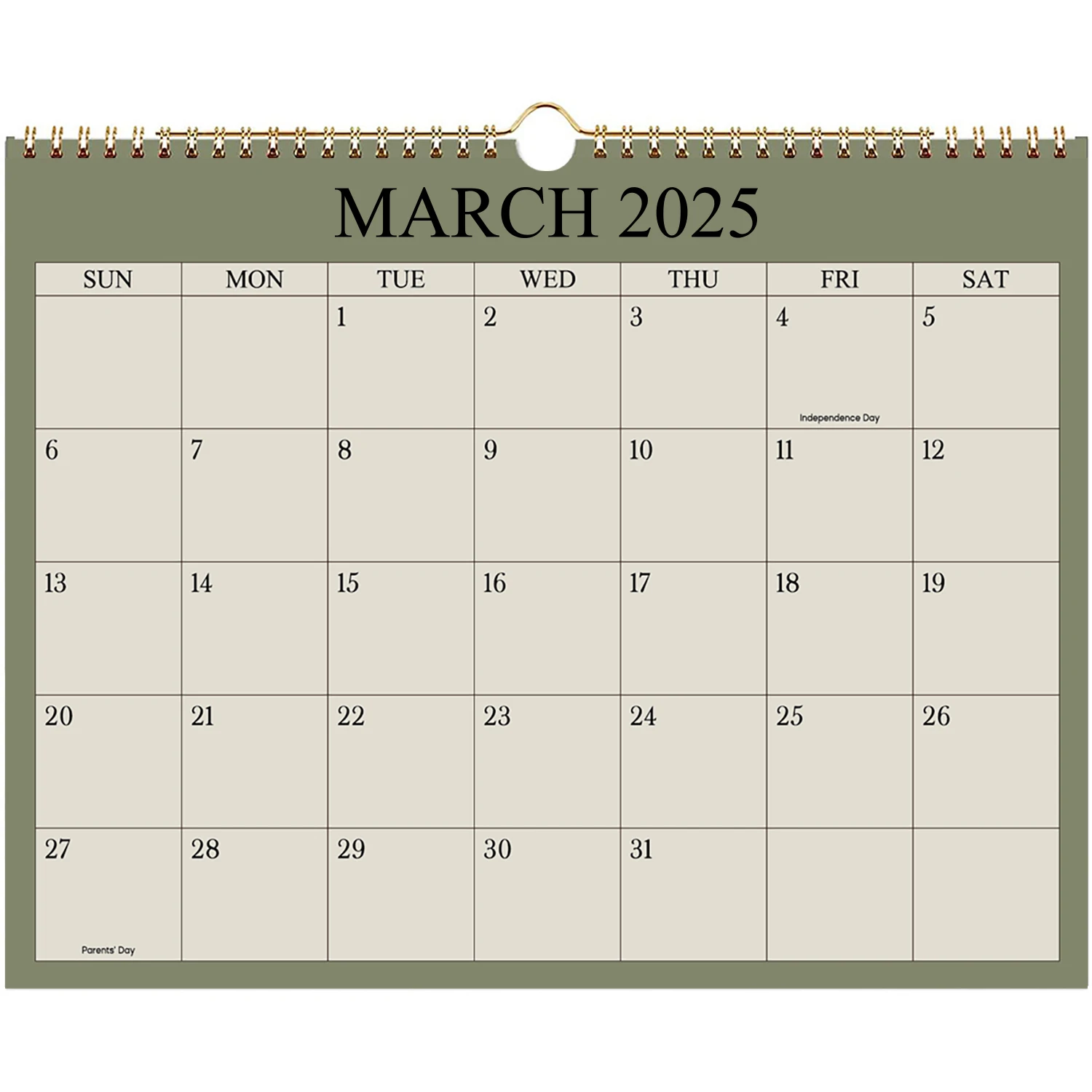 2025 Kalender 2025 – 12 Monate Wandkalender vom Januar 2025 bis Dezember 2025, 8,7