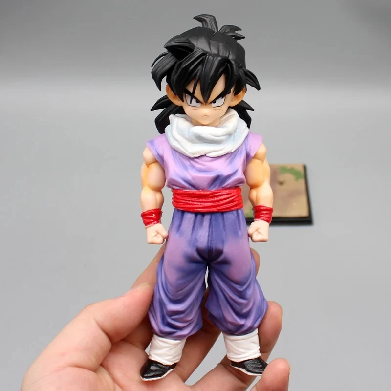 18cm Dragon Ball GK Infinite Z Warrior Second Bullet Warrior Wufan Bike Anime Handmade Model Pendant Statue