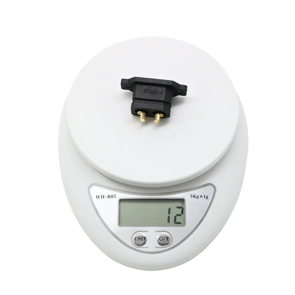 1 / 2 /5 pièces Amass XT90E-F connecteur de batterie XT90E prise femelle plaqué or XT90 connecteur montable prise jaune/noir